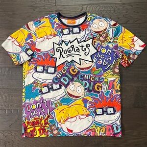 Nickelodeon Rugrats Men’s XXL 2XL Full Graphic Shirt